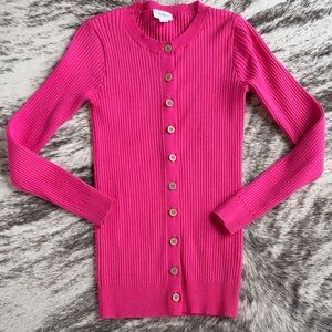LuLaRoe Fuchsia Ribbed Cardigan